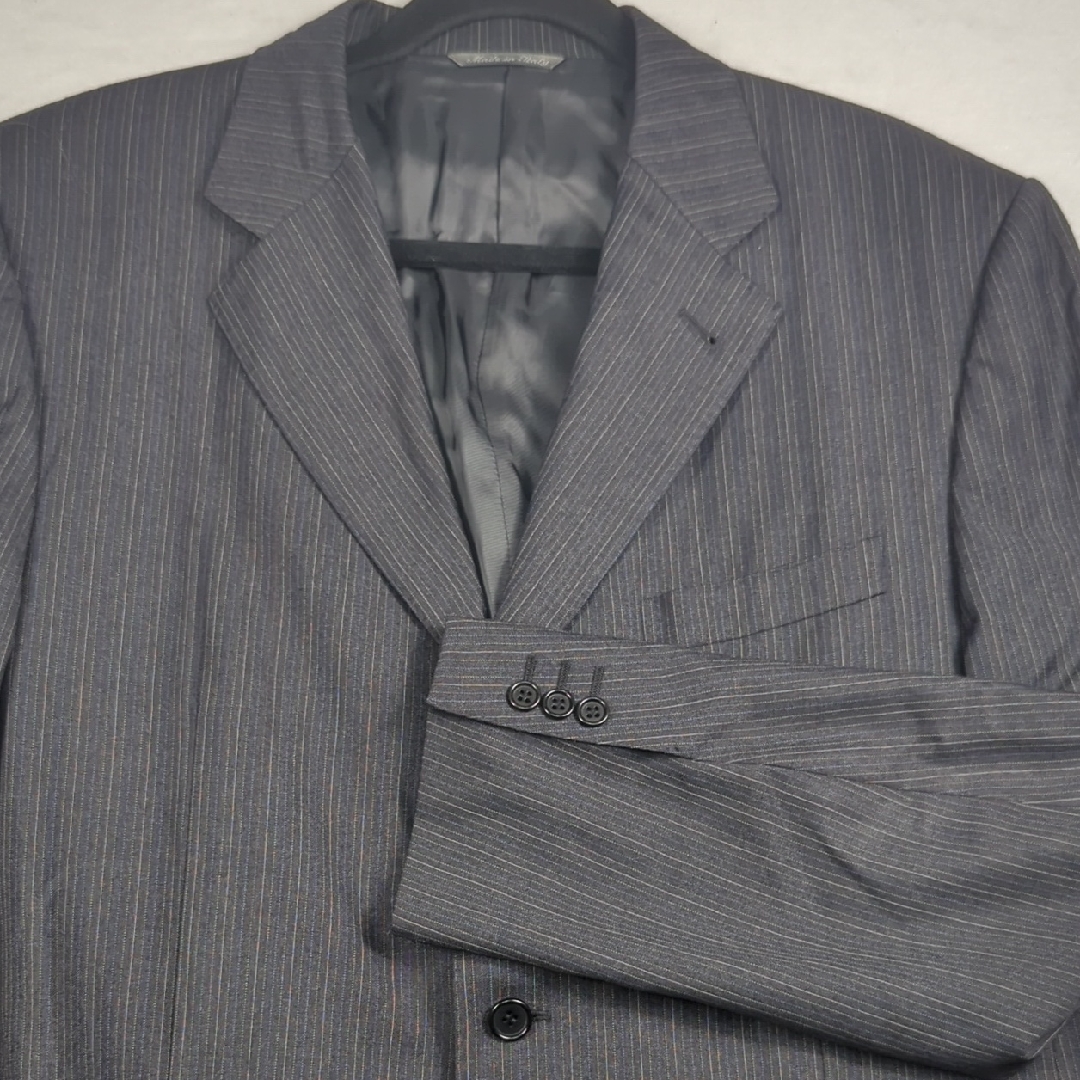 Canali Proposta Pinstripe Wool Italian Mens Sport Coat Size 52 L